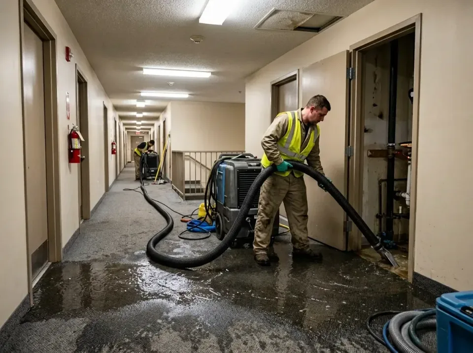 multi-unit-apartment-hallway-f-005 — frequently asked questions, Emergency Burst Pipe Water Extraction & Removal in Glen All…